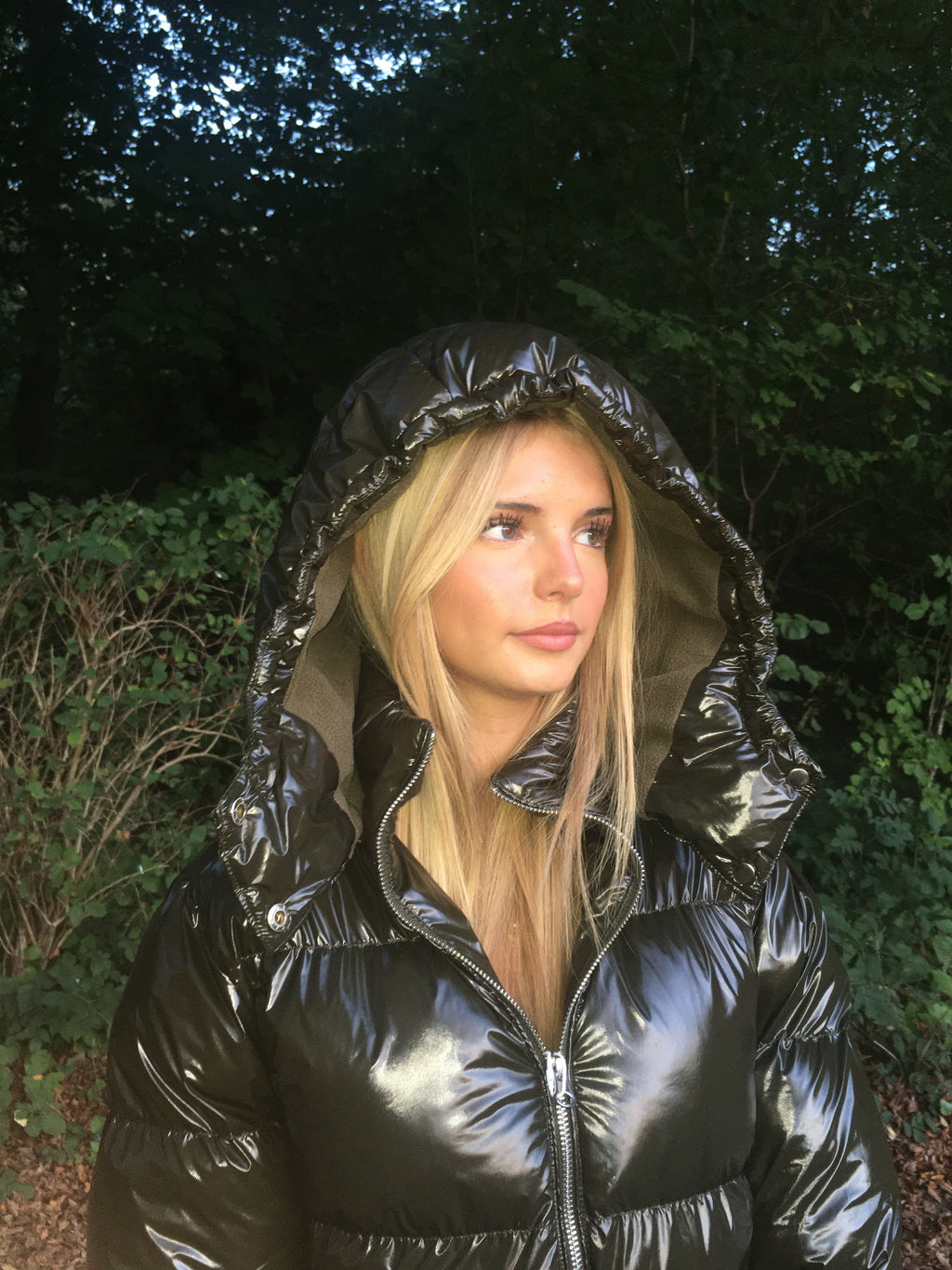 Premium Puffer Jacket på modell